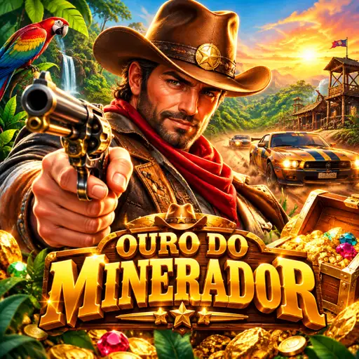 Cenário de faroeste do slot Wild West Gold