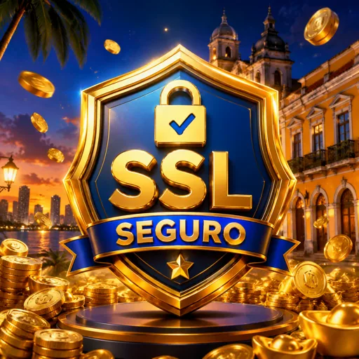 Selo de conexão segura com criptografia SSL